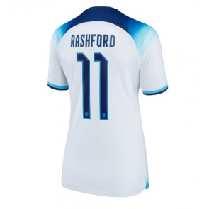 England Marcus Rashford #11 Hemmatröja Kvinnor VM 2022 Kortärmad